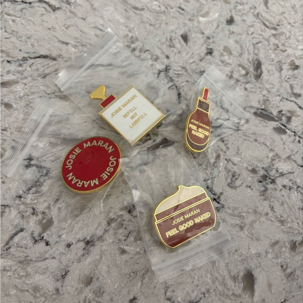 Josie Marian Enamel Pin Set (4 pc)